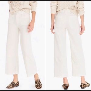 J.Crew Point Sur wide leg high waisted jeans